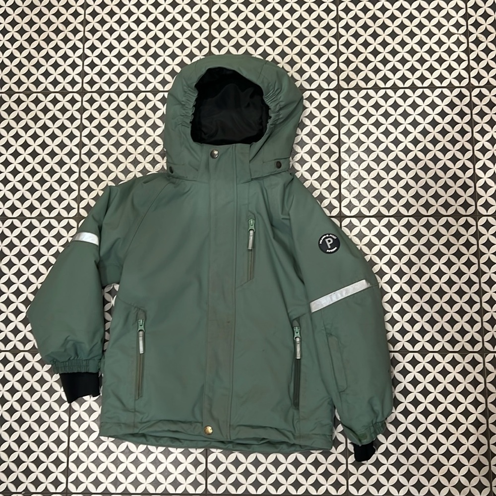 Polarn O. Pyret WEAR EVERYWHERE WATERPROOF WINTER JACKET boys size 6-7